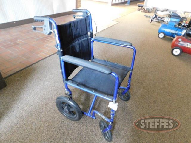 Lightweight wheelchair, folding brakes_1.JPG